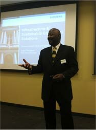 Jesse Thompson, Zone Manager for Energy and Environmental Solutions for Siemens Jesse Thompson, Zone Manager for Energy and Environmental Solutions for Siemens